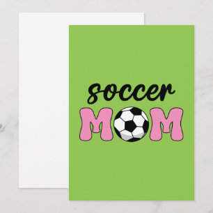 Soccer Mum Mother's Day Holiday Card