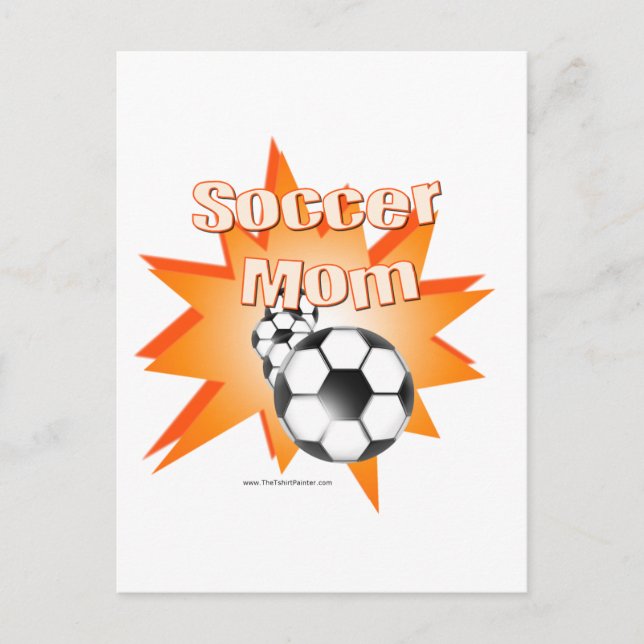 Soccer Mum Postcard (Front)