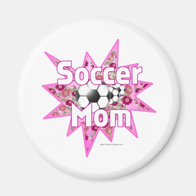 Soccer Mum Roses Magnet (Front)