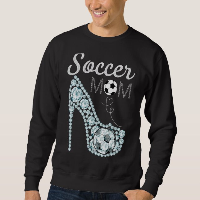 Soccer Mum  Soccer Ball Sweatshirt (Front)