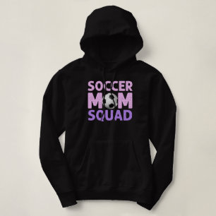 Soccer Mum Squad in Pink and Purple  Hoodie