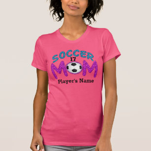 Soccer Mum T Shirts with Player's NAME and NUMBER