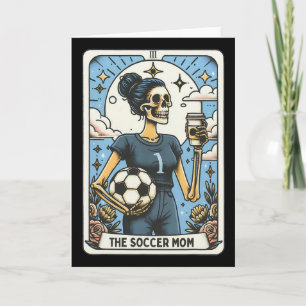 Soccer Mum Tarot Card Vintage Halloween Soccer Mam
