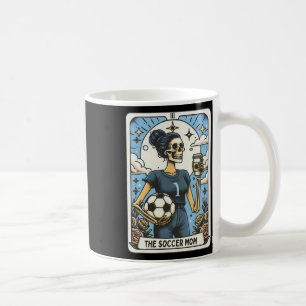 Soccer Mum Tarot Card Vintage Halloween Soccer Mam Coffee Mug