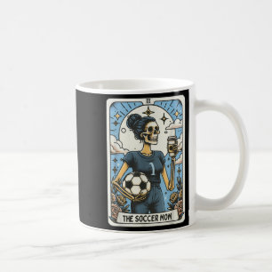 Soccer Mum Tarot Card Vintage Halloween Soccer Mam Coffee Mug