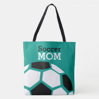 Soccer Mum Trendy Stylish Soccer Ball Green
