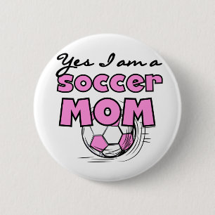 Soccer Mum Tshirts and Gifts 6 Cm Round Badge