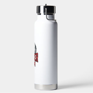 Soccer Mum Vintage Distressed Sports Shirt Design_ Water Bottle