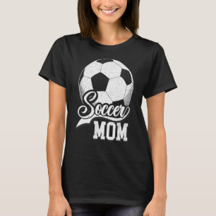 Soccer Mum Vintage Women Mama Mother's Day Mothers T-Shirt