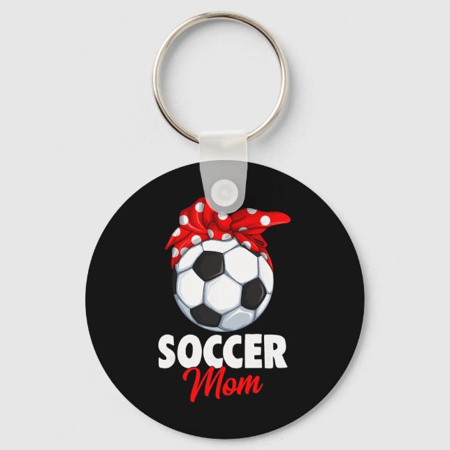 Soccer Mum Women  Key Ring (Front)