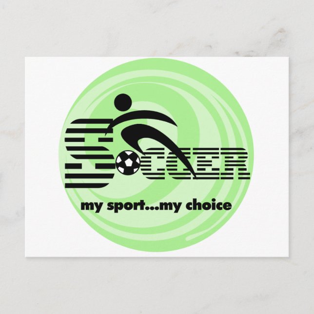Soccer My Sport T-shirts and Gifts Postcard (Front)