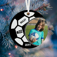 Soccer Name Jersey Number Photo Keepsake