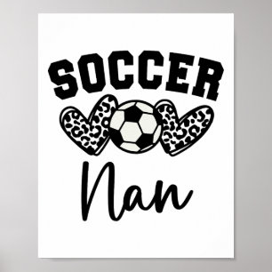Soccer Nan Matching Family Soccer Poster