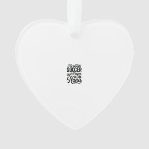 Soccer Nana Vintage Engraving Family Player Shirt_ Ornament