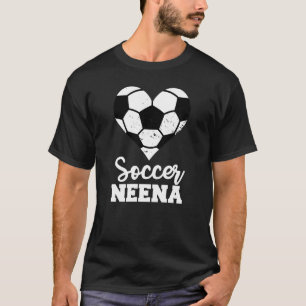 Soccer Neena Soccer Heart Grandma Neena T-Shirt