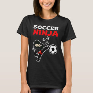 Soccer Ninja Player Cute Football Lovers Men Boys T-Shirt