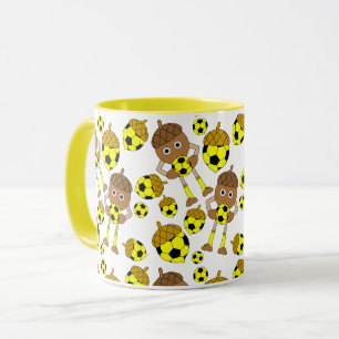 Soccer Nut Pattern Mug