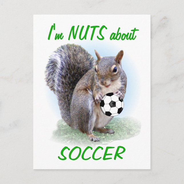 Soccer Nut Postcard (Front)