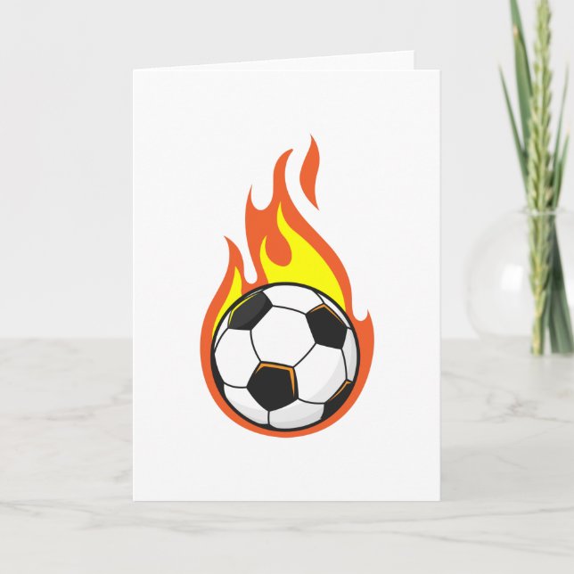 Soccer on Fire Card (Front)