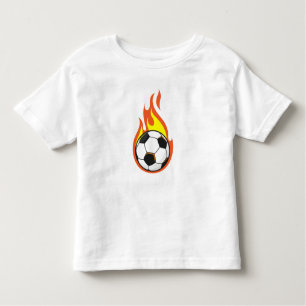 Soccer on Fire Toddler T-Shirt
