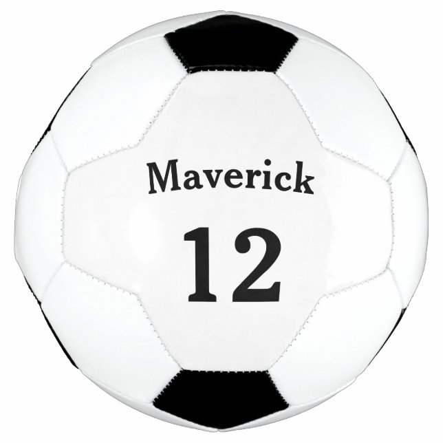 Soccer - "On the Ball" - Personalize Ball (Front)
