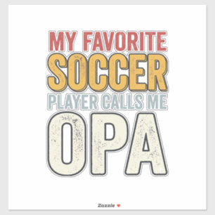 Soccer Opa Vintage Typography Shirt Design_1