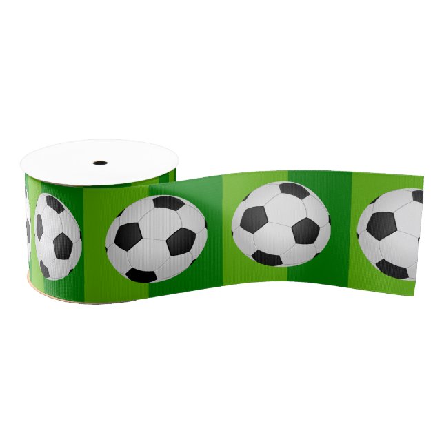 Soccer or Football Party Grosgrain Ribbon (Spool)
