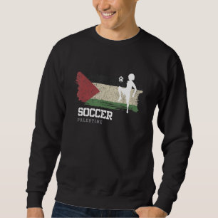 Soccer Palestine Flag Football Womens Soccer Girls Sweatshirt