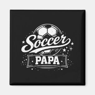 Soccer papa family matching magnet
