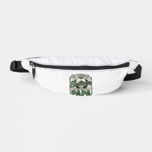 Soccer Papa Vintage Engraving Shirt Design_1 Bum Bags