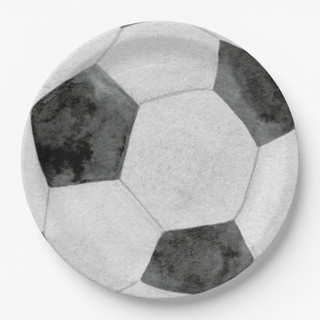 Soccer Paper Plate (Front)