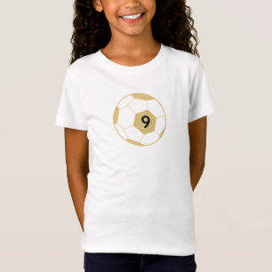 Soccer Party Guest of Honour Custom Age T-Shirt