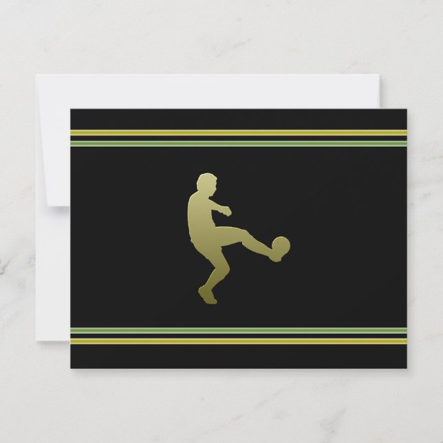 Soccer  Party Invitation (Front)