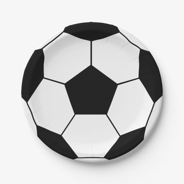 Soccer Party Paper Plates (Front)