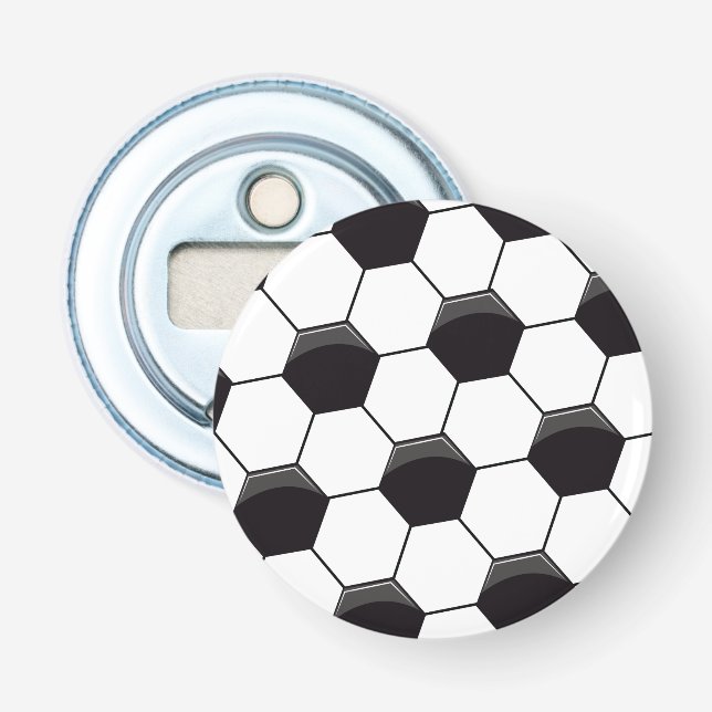 Soccer Pattern Bottle Opener (Front)