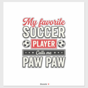 Soccer Paw Paw Vintage Player Grandpa Shirt Design