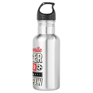 Soccer Paw Paw Vintage Player Grandpa Shirt Design 532 Ml Water Bottle