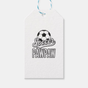 Soccer Pawpaw Vintage Engraving Shirt Design_1 Gift Tags