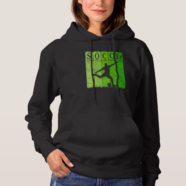 Soccer Periodic Table Elements Soccer Player Nerd  Hoodie (Front)