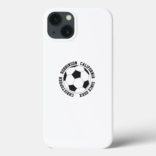 Soccer personalised Case-Mate iPhone case (Back)