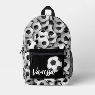 Soccer Personalised Printed Backpack