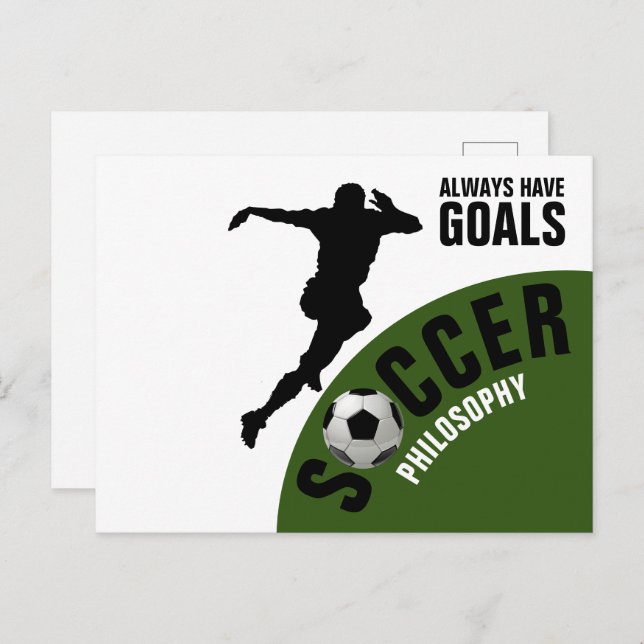 Soccer Philosophy Postcard (Front/Back)