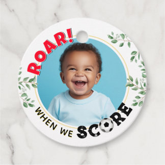 Soccer Photo Favour Tags