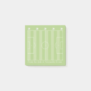 Soccer Pitch Post-it Notes