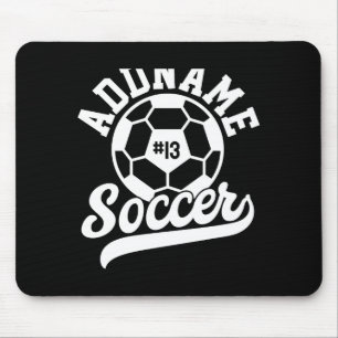 Soccer Player Add Name Football Team Personalized  Mouse Pad