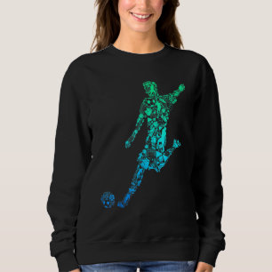 Soccer Player Boys Kids Youth Men Sweatshirt