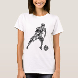 Soccer Player Boys Men Kids T-Shirt