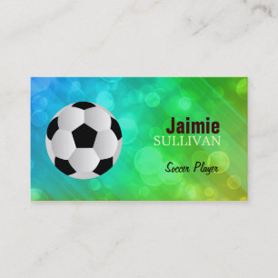 Soccer Player Business Cards