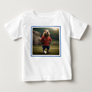 Soccer Player Capybara,  Baby T-Shirt