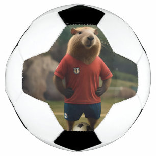 Soccer Player Capybara,  Ball